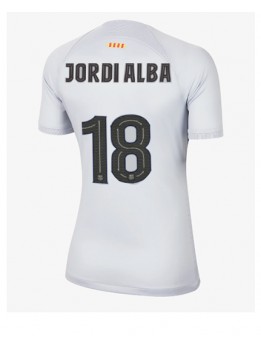 Barcelona Jordi Alba #18 Ausweichtrikot für Frauen 2022-23 Kurzarm
